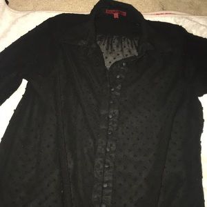 Black button up